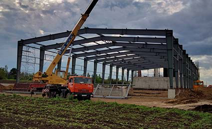 Промышленный cклад под технику